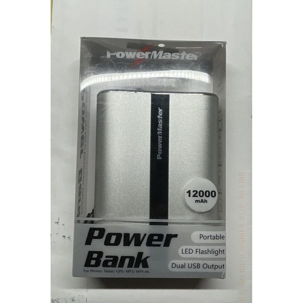Power Master Portable Power Bank 12000 MAH BRAND NEW